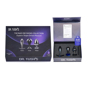 The Bad Decisions Metal Anal Plug Set – T-Bar, Round & Teardrop