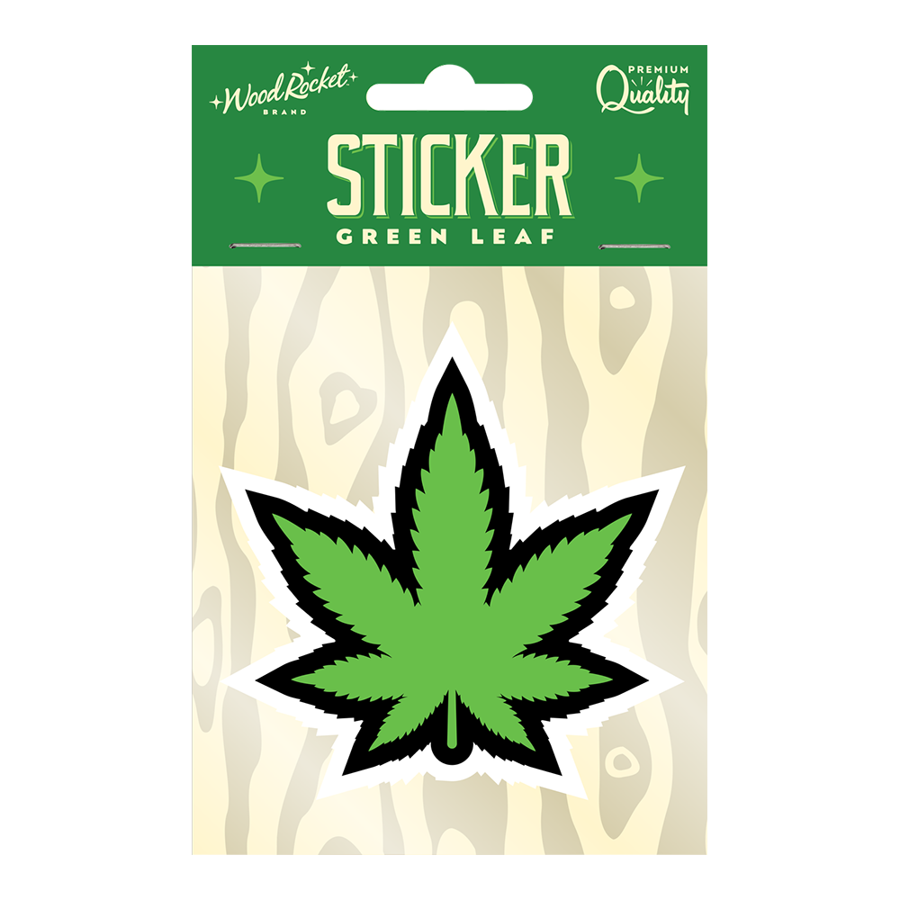Ep Red Sticker Green Leaf Sticker – EP Products Canada