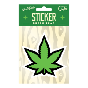 Green Leaf Sticker