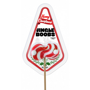 HORNY CHRISTMAS - JINGLE BOOBS - BOOBIE SHAPED LOLLIPOP