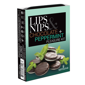 TESTER - LIPS & NIPS Pleasure Kit Chocolate NipZip + Chocolate Peppermint Limited Edition XBalm+50 Ways to Kiss Guide