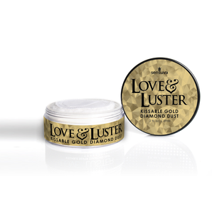 TESTER - Love & Luster Kissable (GOLD) Diamond Dust 2 fl.oz. (59ml) Jar