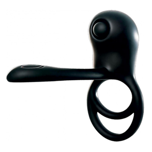 DECADENCE- COBRA. Cock & Ball Strap with vibrating Stinger & Clit Stimulator. Liquid Silicone. Multi-Speed. Rechargeable.