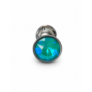 Metal CRZ plug - Small - AQUA OPAL