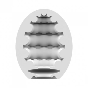 Masturbator Egg 3er Set (Riffle) Light Green