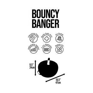 Bouncy Banger Inflatable Vibrating Dildo