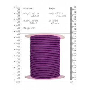 Ouch! Bondage Rope 100 Meter - Purp *