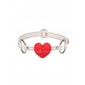 Ouch! Silicone Heart Gag - Nurse Theme *