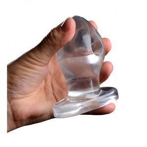 Master Series Anchored Clear Anal Plug