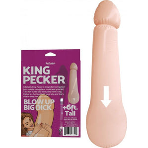 King Pecker Inflatable Doll  6 feet tall