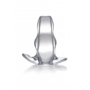 Clear View Hollow Anal Plug - Medium