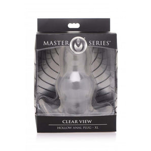 Clear View Hollow Anal Plug - X-Large