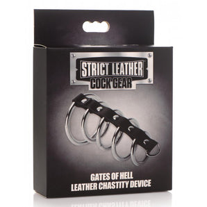 Gates of Hell Leather Chastity Device