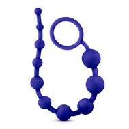 Luxe Silicone 10 Beads - Indigo Blue