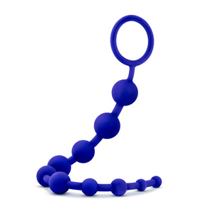 Luxe Silicone 10 Beads - Indigo Blue