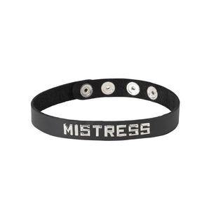 Wordband Collar - MISTRESS