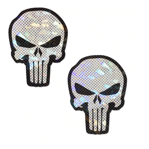 Punisher: Glittering White & Black Skull