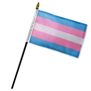 Transgender 4"x 6" Stick Flag