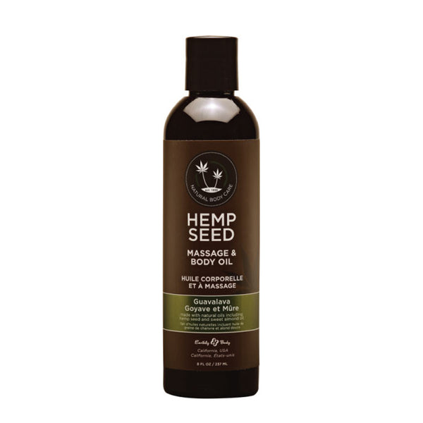 Hemp Seed Mass/Body Oil Guavalava 8 oz