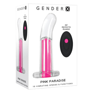 Gender-X  Pink Paradise Vibrating Plug *