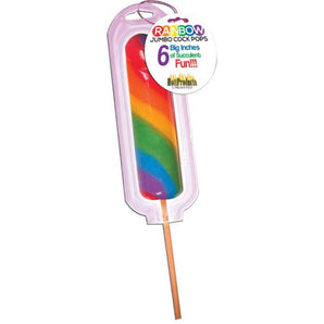Rainbow Jumbo Candy Cock Pop