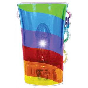 Light-UP Rainbow Pecker Shot Glass *