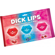 Dick Lips - Edible Gummy C Rings - 3 pk