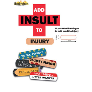 Add Insult to Injury 25 Bandaid - 12pc