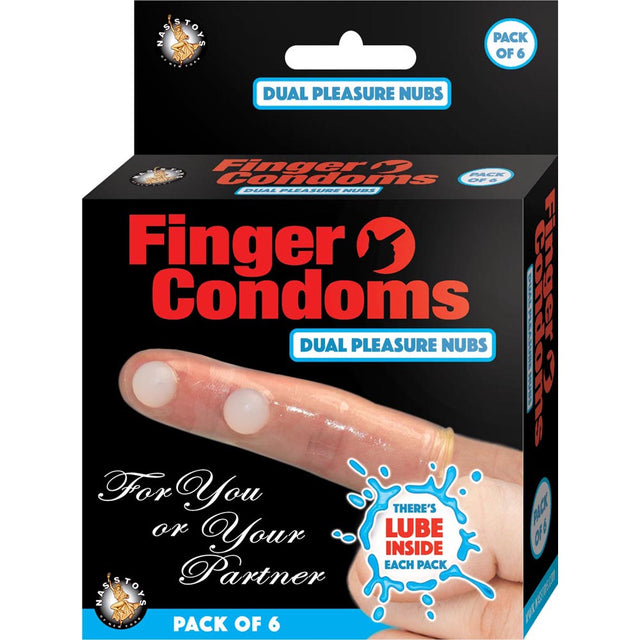 Finger Condoms w Pleasure Nubs