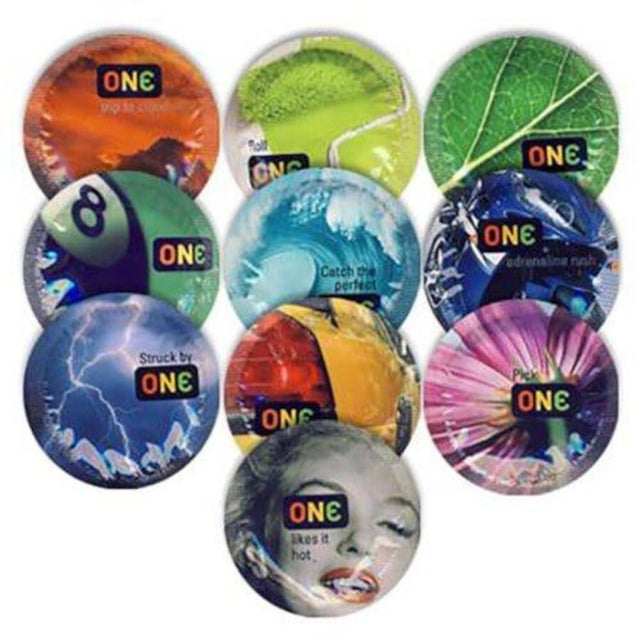 ONE Colours Sensations Condoms - Bulk