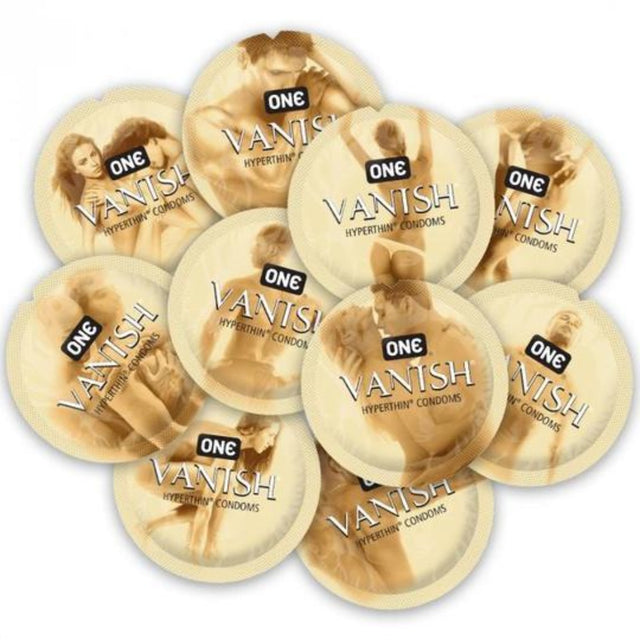 ONE Vanish Thin Condoms 100pc Bowl