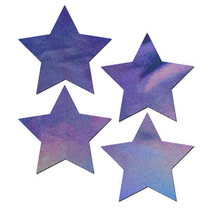 Petites 2 pair Sm Liquid Stars Lavender