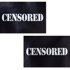 Censored Bar Pastease - White on Black