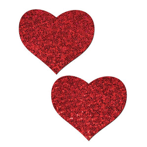 Love Glitter Heart Pastease - Red