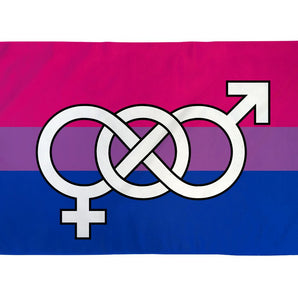 Bisexual Symbol Flag 3x5ft Polyester