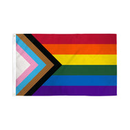 Progress Pride Flag 2' x 3' Polyester