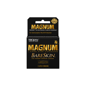 Trojan Magnum Bareskin Condoms - 3 pk