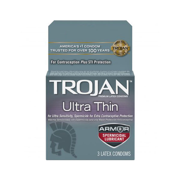 Trojan Ultra Thin Armor Spermacidal 3 pk