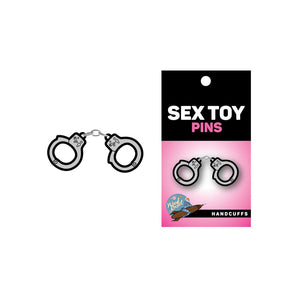 Enamel Pin: Handcuffs - Grey/Black