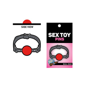 Enamel Pin: Ball Gag Large