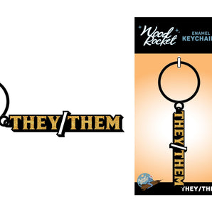 They/Them Keychain