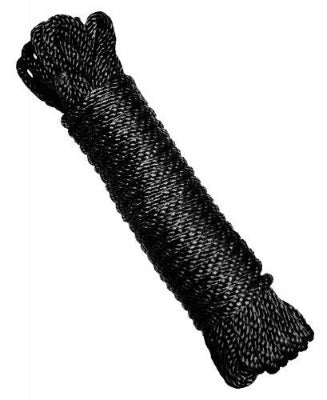 Strict Black Bondage Rope 30 Ft
