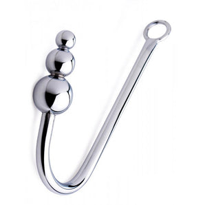 Beaded Metal Anal Hook