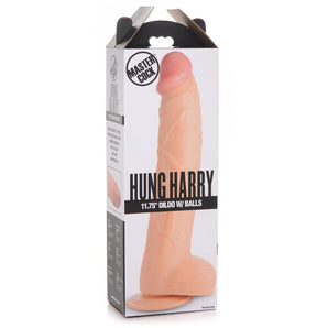 Hung Harry 11.75" Dildo w/ Balls - Light