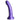 G-Tastic 7" Metallic Silicone Dildo -Pur