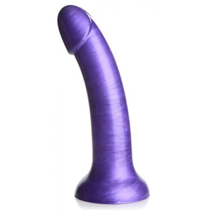 G-Tastic 7" Metallic Silicone Dildo -Pur