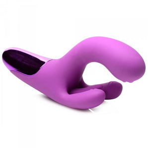 Triple Rabbit Vibrator - Purple  *