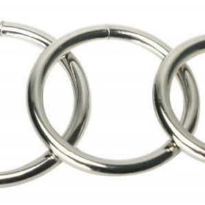 MS Trine Steel Ring Set