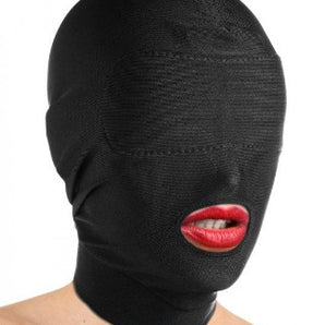 Disguise Open Mouth Hood w Blindfold