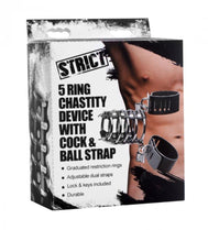 Strict 5 C RING Chastity Device